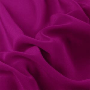 Magenta Silk Crepe De Chine